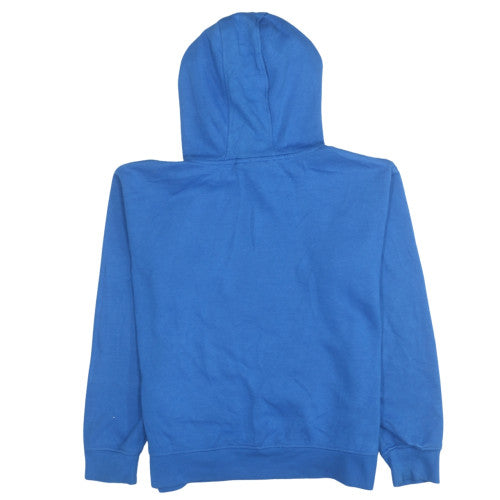 Disney Women Blue Stitch Hoodie Pullover Size 10 Cotton Blend
