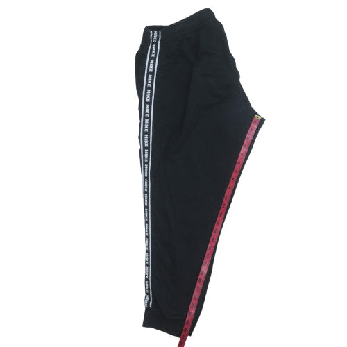 Nike Men's Black XL Jogger Sweatpants with Cuffed Tapered Leg