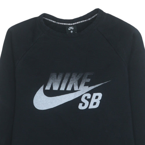 Nike SB Men's Black Cotton Pullover Sweatshirt M Regular Fit