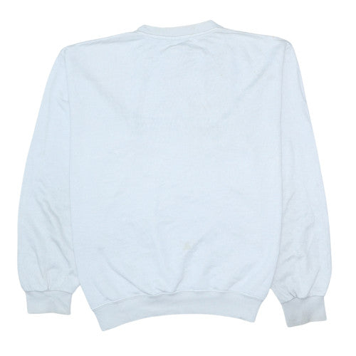 Timberland Mens White Crew Neck Embroidered Sweatshirt M