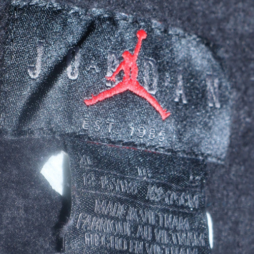 Jordan Boys Black Pullover Hoodie Sweatshirt Size 12 Years Yellow Logo