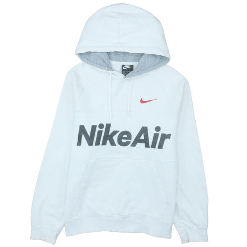 Nike Men's White Pullover Hoodie Small Sports Fleece Logo