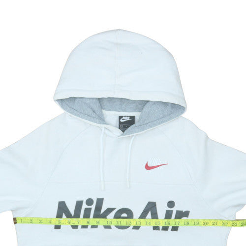 Nike Men's White Pullover Hoodie Small Sports Fleece Logo
