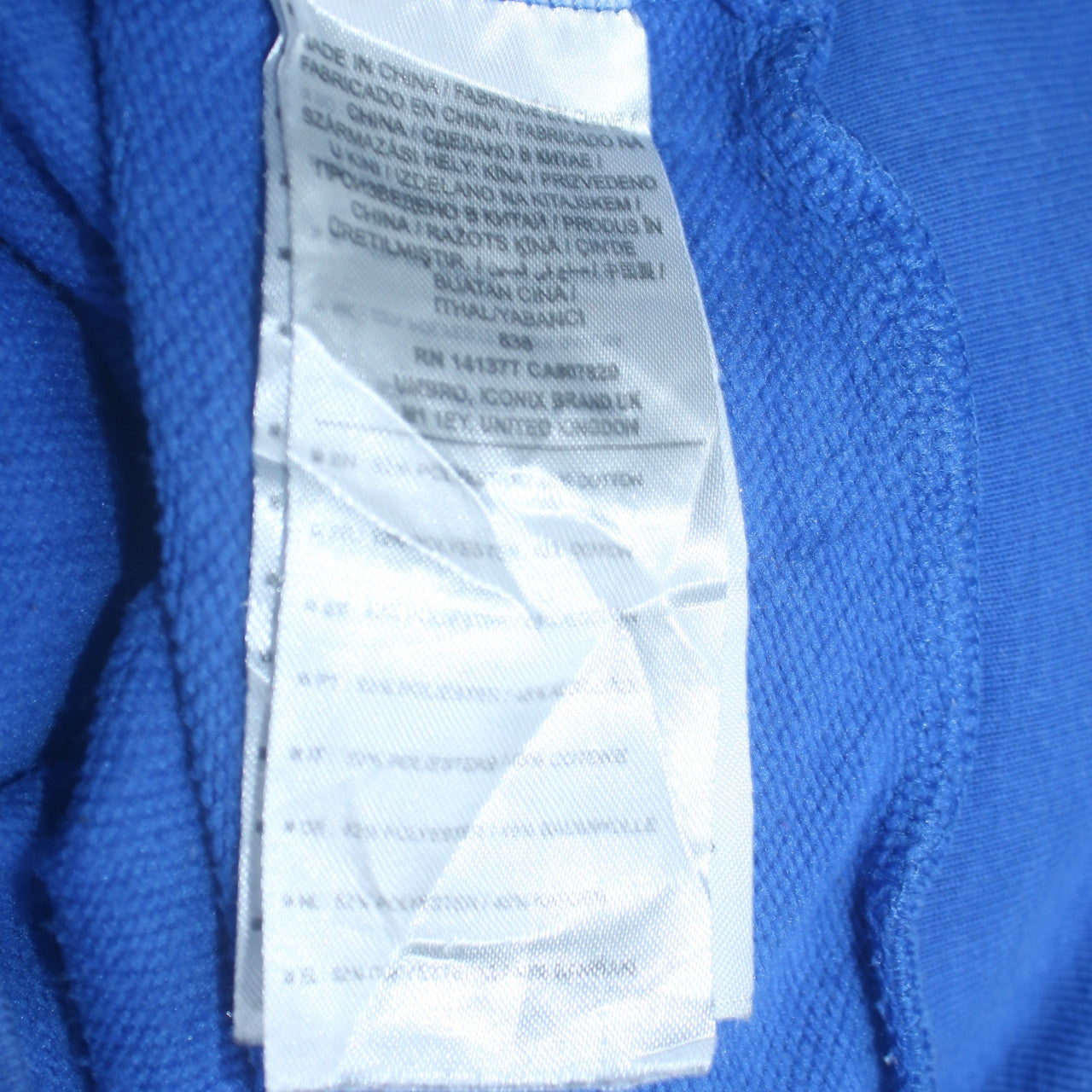 Umbro Men Blue Full Zip Hoodie Size M Sports Football Logo