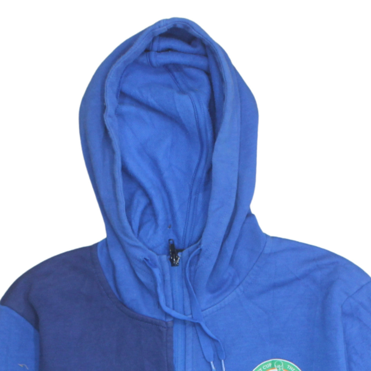 Umbro Men Blue Full Zip Hoodie Size M Sports Football Logo