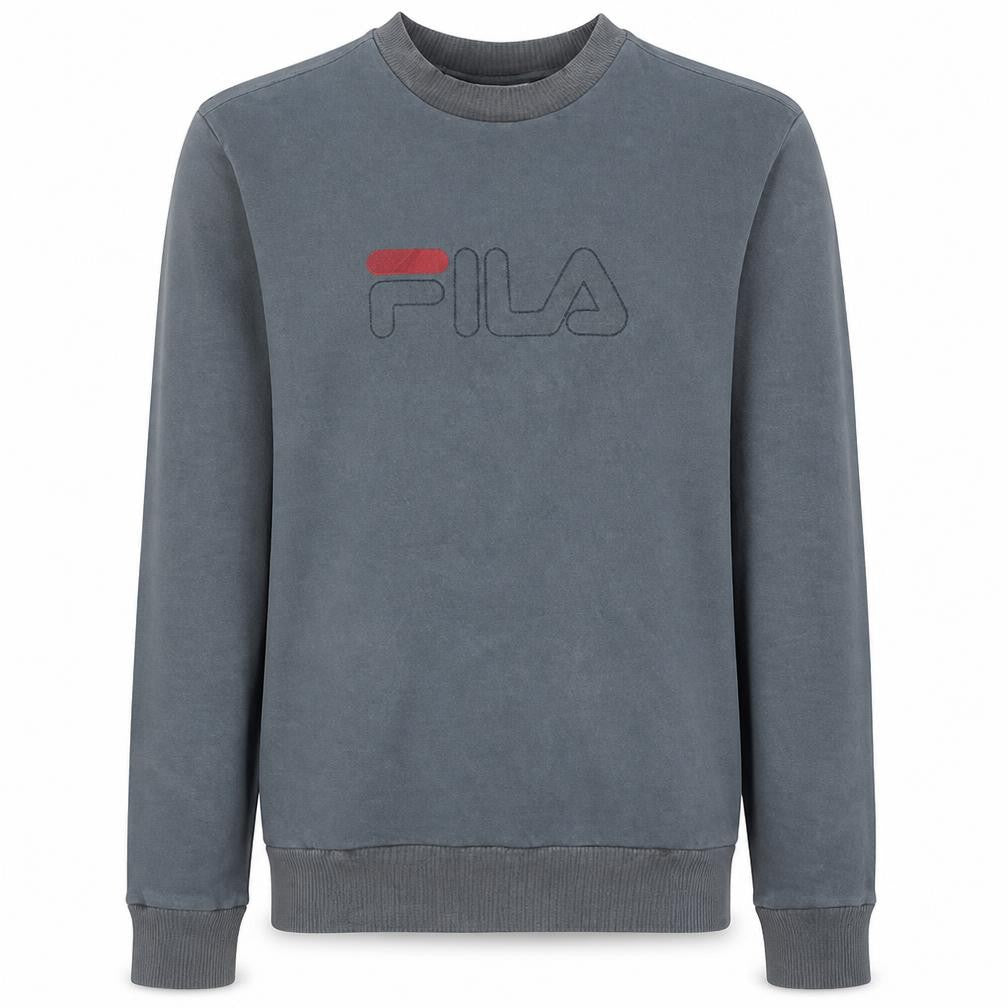 Fila Men's Grey XS Crew Neck Pullover Sweatshirt