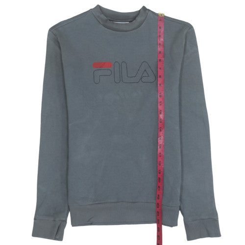 Fila Men's Grey XS Crew Neck Pullover Sweatshirt