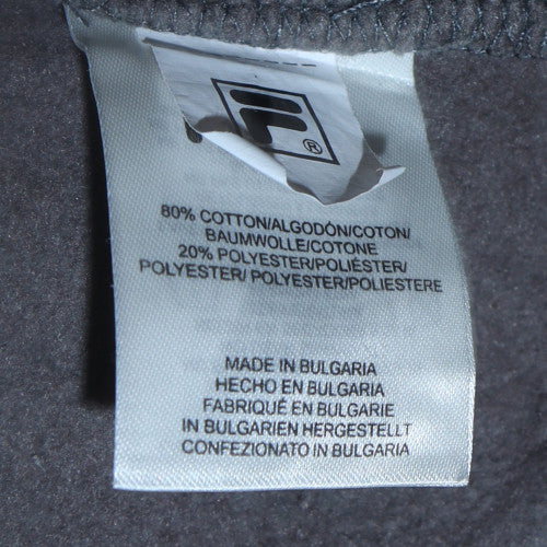 Fila Men's Grey XS Crew Neck Pullover Sweatshirt