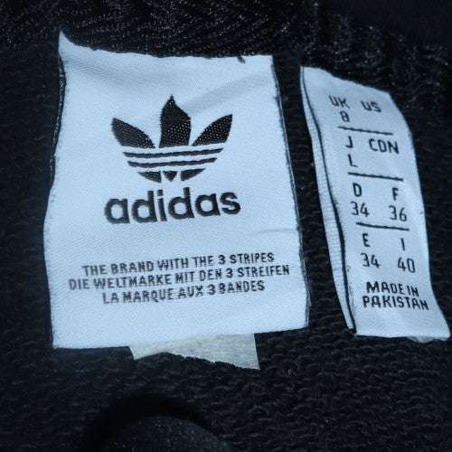 Adidas Women Black Size 8 Hoodie Pullover Hooded Sweatshirt