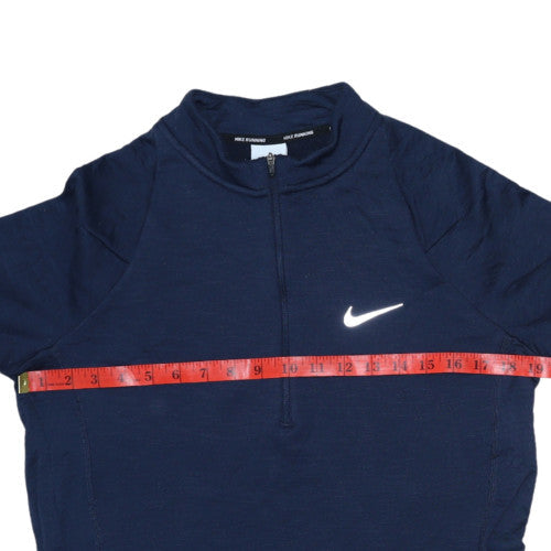 Nike Men's Blue Therma-Fit Half Zip Running Sweatshirt Size M