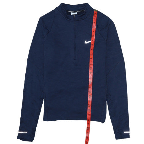 Nike Men's Blue Therma-Fit Half Zip Running Sweatshirt Size M