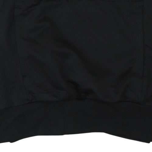 Ellesse Men's Black 1/2 Zip Hooded Sweatshirt Size M Lightweight Logo