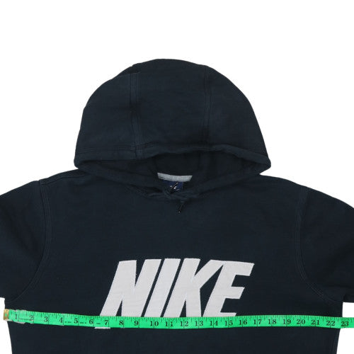Nike Men's Black Pullover Hoodie M Fleece Logo Sportswear