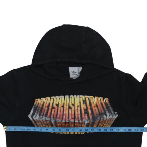 Adidas Mens Black Pullover Hoodie Size M Basketball Graphic