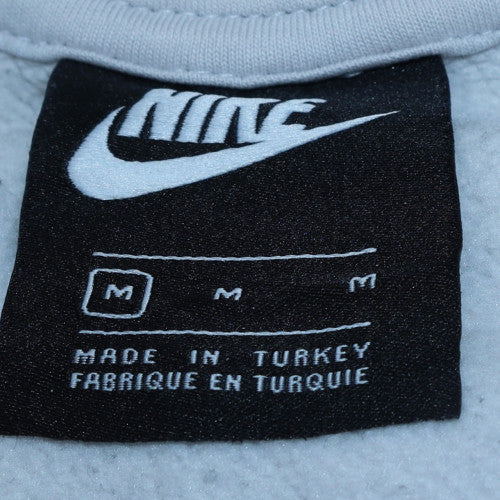 Nike Women Beige & Grey Colourblock Crew Neck Sweatshirt M