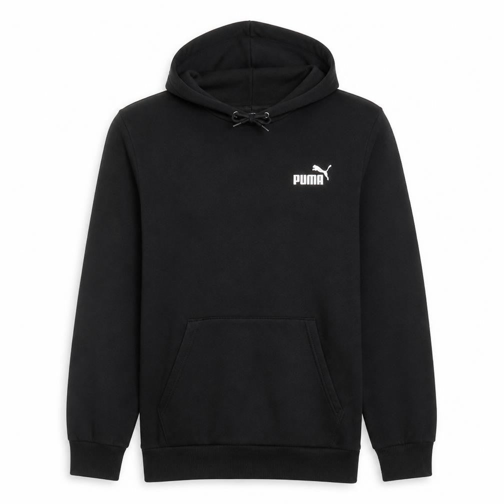Puma Men's Black Pullover Hoodie Size M Regular Fit Sportswear