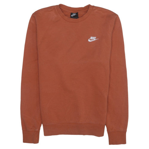 Nike Men's Brown XS Crew Neck Pullover Sweatshirt