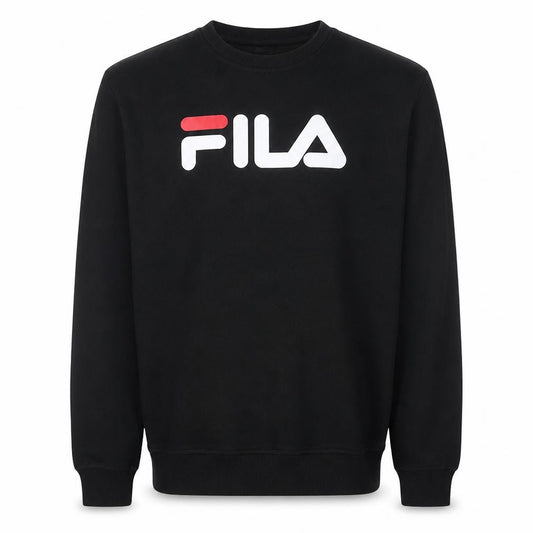 FILA Mens Black XL Crew Neck Pullover Sweatshirt