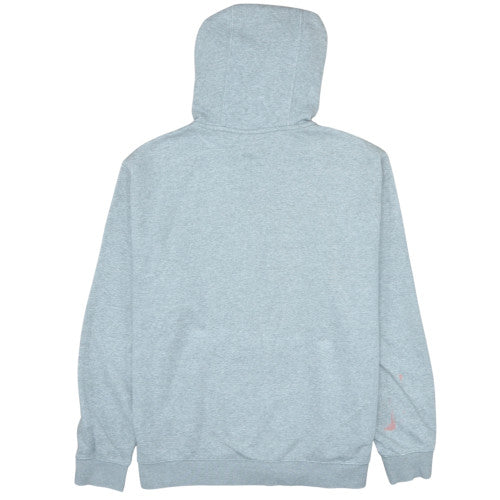 Nike Men's Grey Full Zip Hoodie XL Regular Fit Cotton Blend