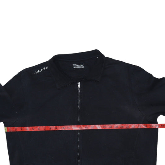 Lotto Men’s Black 2XL Track Jacket Full Zip Sportswear