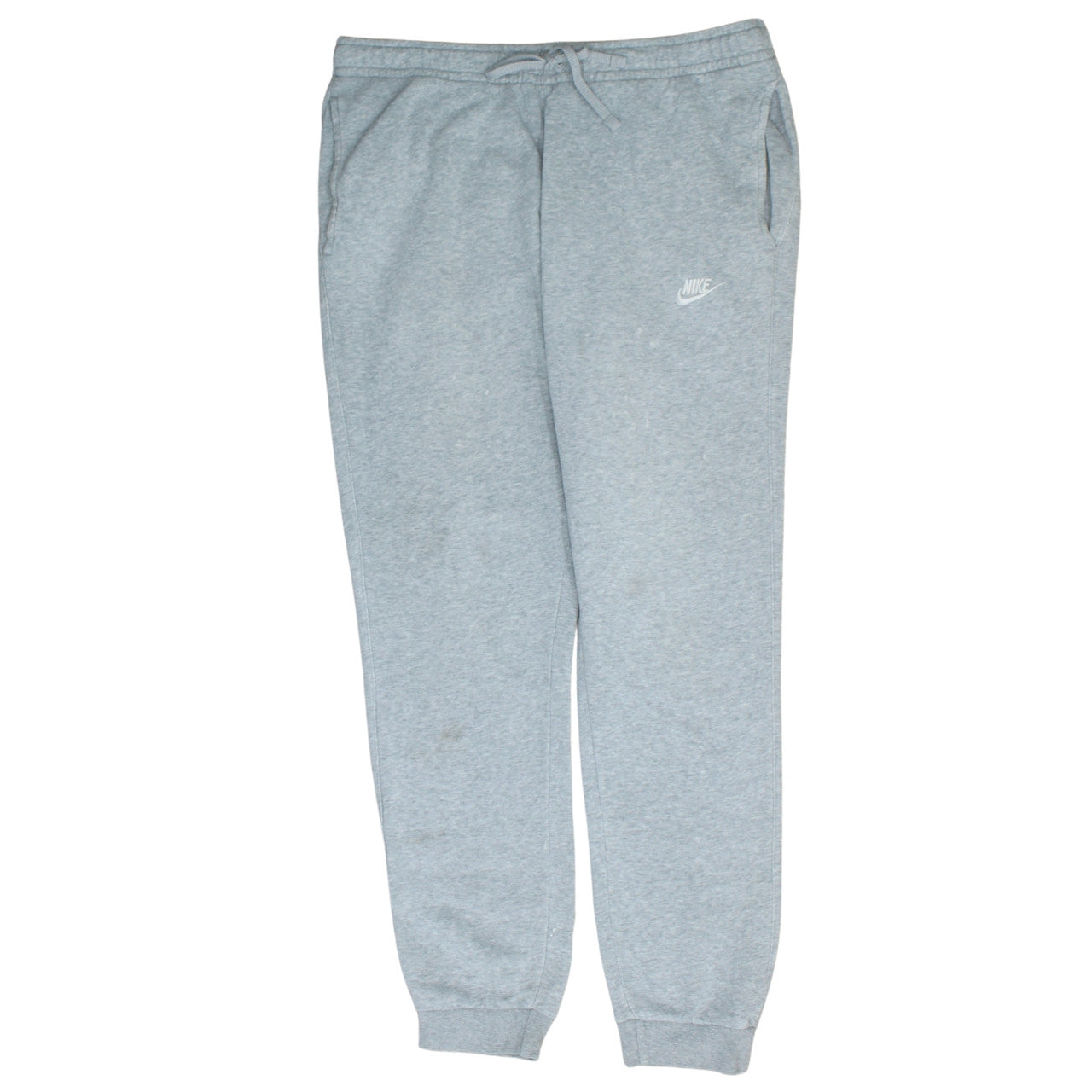 Nike Men's Grey Fleece Sweatpants Joggers L Regular Fit