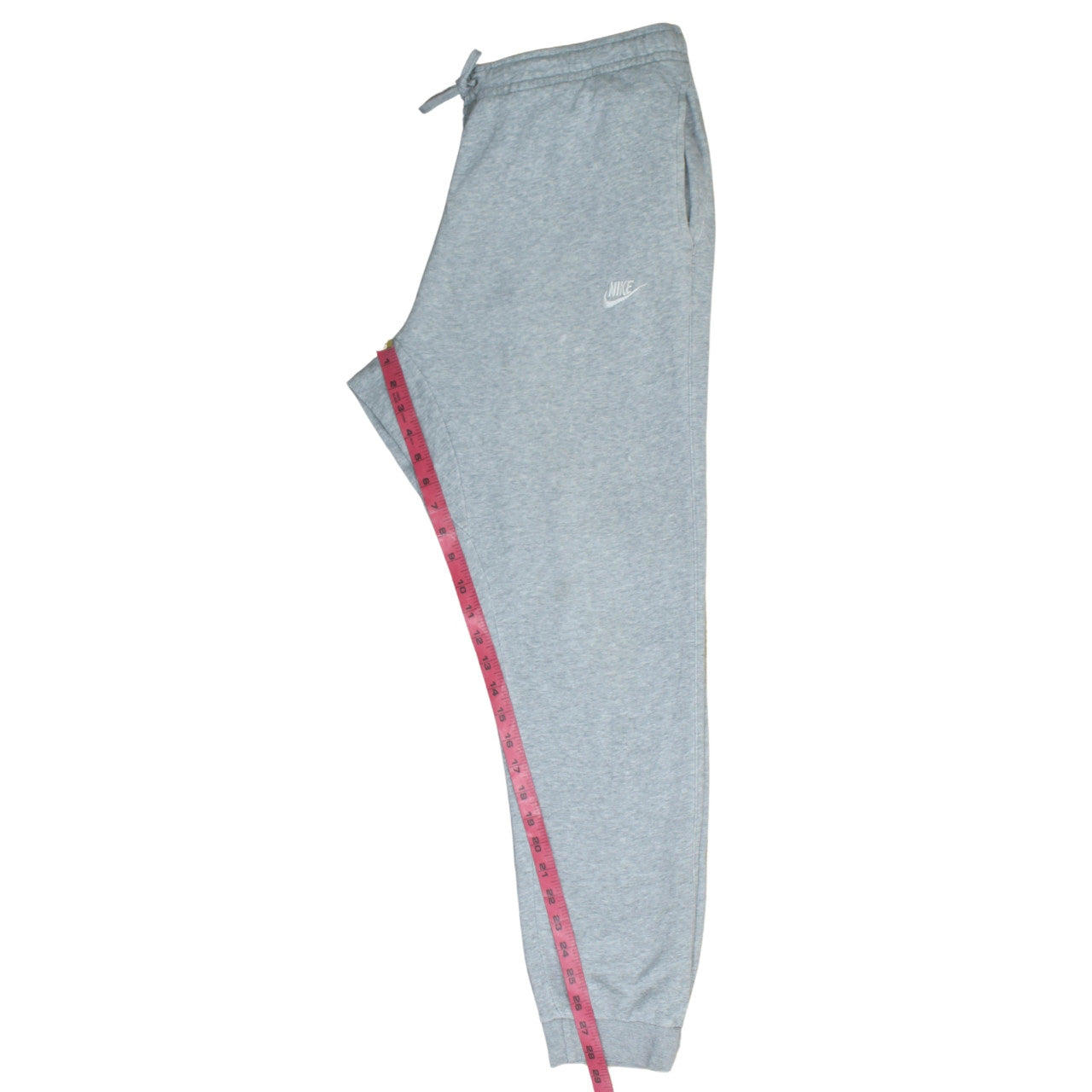 Nike Men's Grey Fleece Sweatpants Joggers L Regular Fit
