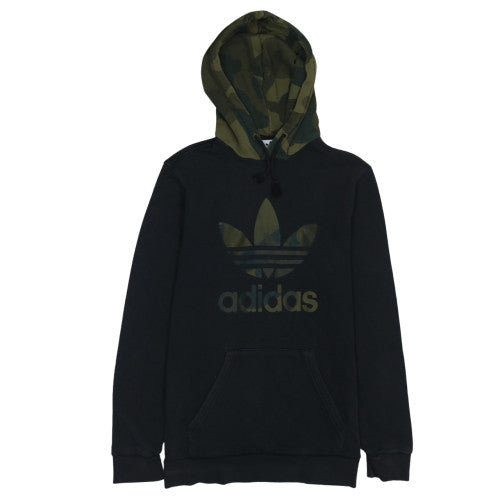 Adidas Men's Black Camouflage Hooded Pullover Hoodie Size S