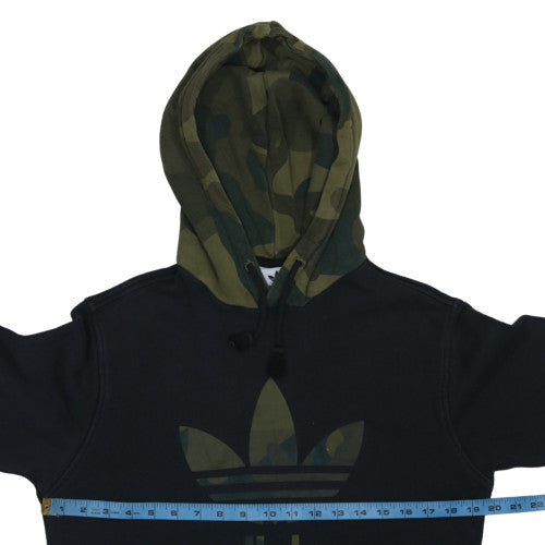 Adidas Men's Black Camouflage Hooded Pullover Hoodie Size S
