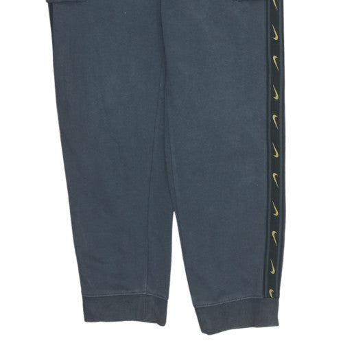 Nike Boys Grey XL Cargo Jogger Trousers with Pockets and Side Stripe