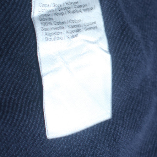 Lacoste Men's Blue Full Zip Hoodie Size M Cotton Fleece Sweatshirt