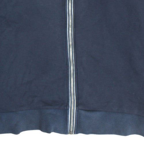 Lacoste Men's Blue Full Zip Hoodie Size M Cotton Fleece Sweatshirt