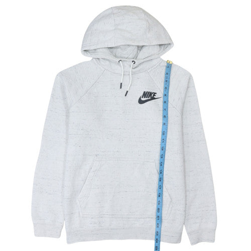 Nike Women’s Grey Pullover Hoodie Medium Cotton Blend Casual