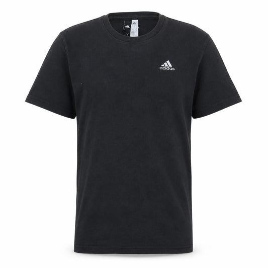 Adidas Men's Black Small Sports Logo Crew Neck T-Shirt