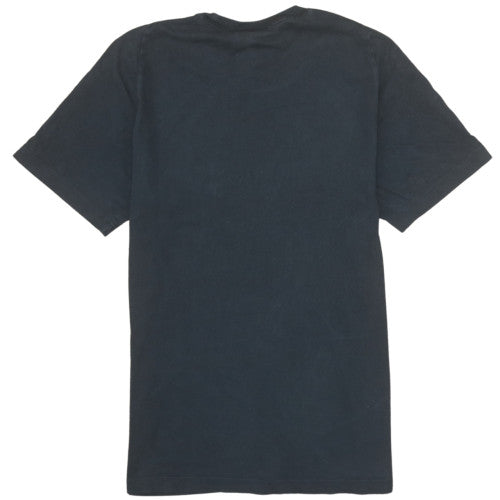 Adidas Men's Black Small Sports Logo Crew Neck T-Shirt