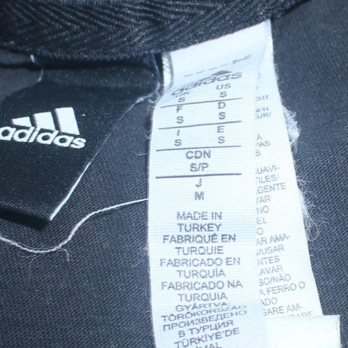 Adidas Men's Black Small Sports Logo Crew Neck T-Shirt