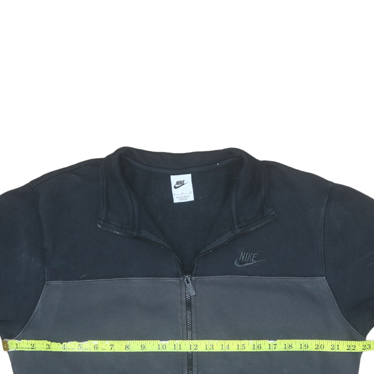 Nike Men's Black Medium Track Jacket Full Zip Fleece Activewear