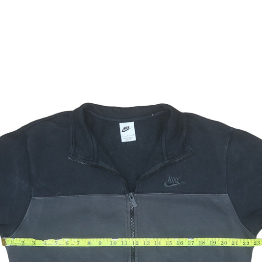 Nike Men's Black Medium Track Jacket Full Zip Fleece Activewear