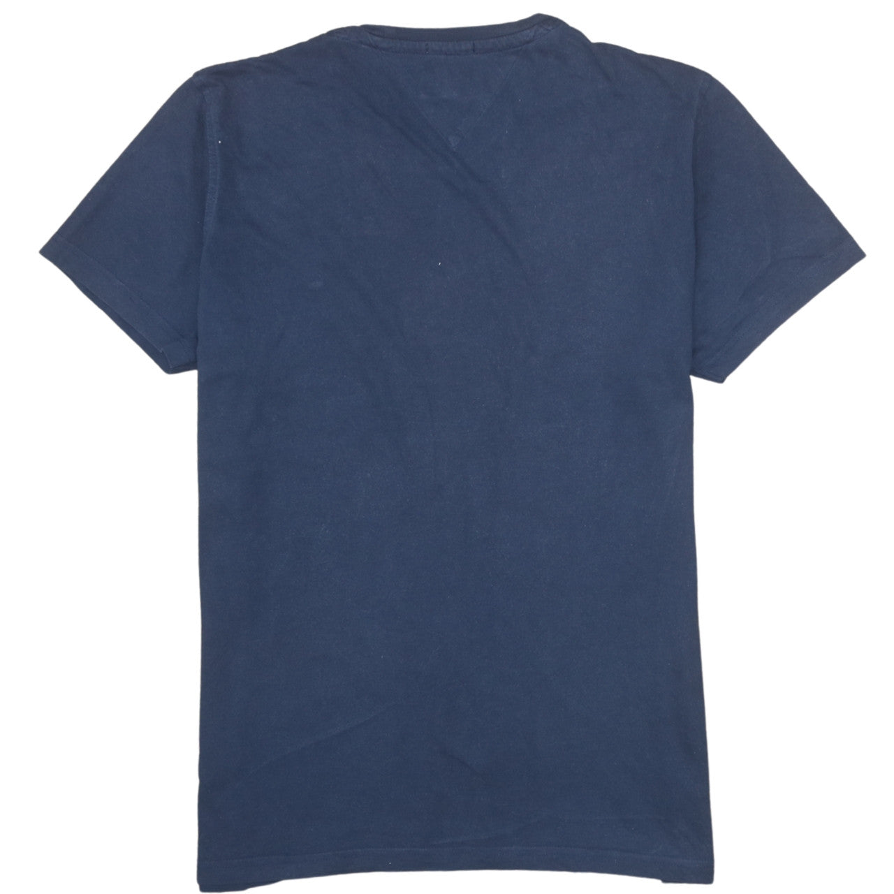Hilfiger Denim Men's Navy Blue Crew Neck Cotton T-Shirt Size L