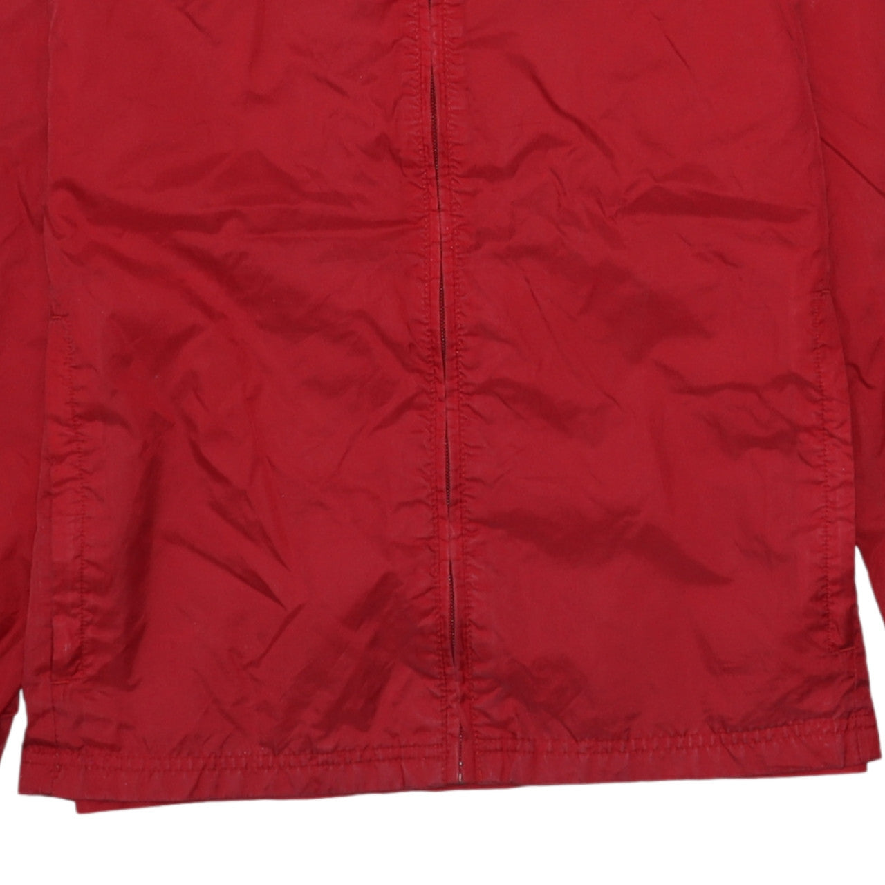 adidas Mens Red XS Lightweight Hooded Windbreaker Jacket