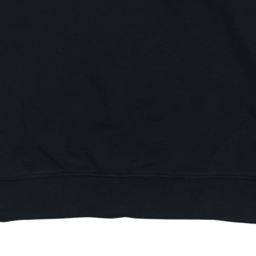 Nike Womens Black Oversized 1/4 Zip Sweatshirt Size S