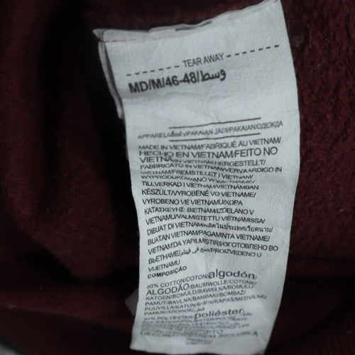 Under Armour Mens Burgundy Hoodie M Loose Fit Pullover Sweatshirt