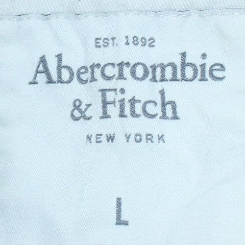 Abercrombie & Fitch Men’s Grey Cotton Polo Shirt Size L