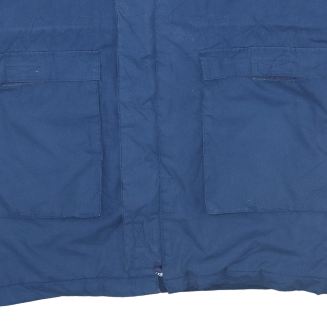 Puma Men's Blue Medium Parka Coat Winter Lined Full Zip