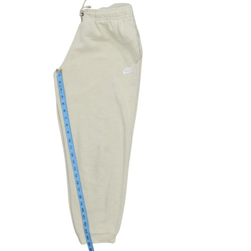 Nike Men's Beige Fleece Jogger Sweatpants M Regular Fit