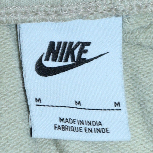 Nike Men's Beige Fleece Jogger Sweatpants M Regular Fit