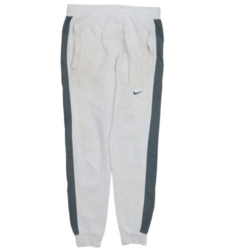 Nike Mens Grey Jogger Sweatpants Small Elastic Waist Cotton Blend