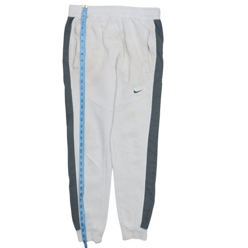 Nike Mens Grey Jogger Sweatpants Small Elastic Waist Cotton Blend