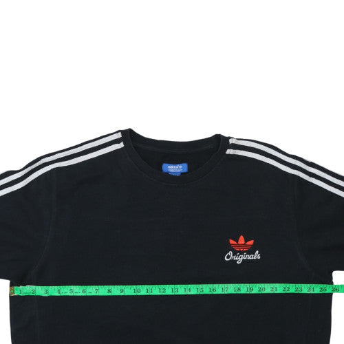 Adidas Originals Men's Black XL Crew Neck Sweatshirt Pullover