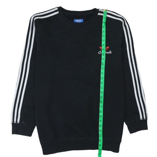 Adidas Originals Men's Black XL Crew Neck Sweatshirt Pullover