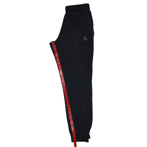 Adidas Men’s Black Fleece Jogger Trousers Size L Regular Fit